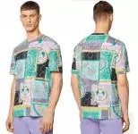 t-shirt young versace barocco patchwork 1f00519 5x000